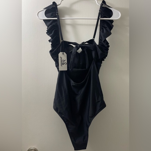 Sporlike Women's Swimsuit With Adjustable Straps Black Size S NWT - Picture 2 of 13